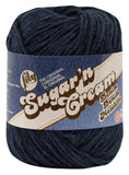 Lily Sugar N Cream The Original Solid Yarn, 2.5oz, Medium 4 Gauge, 100% Cotton Indigo Machine Wash & Dry