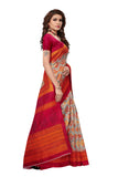 Gosriki Women'S Multi Color Bhagalpuri Silk Printed Saree With Blouse Piece(Multi_Free Size),Multicoloured,,B07HGYV676