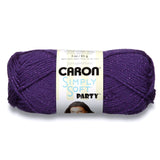 Caron H97PAR0006 Simply Soft Party Yarn 4 Medium Worsted Gauge 3 oz Purple For Crochet, Knitting & Crafting