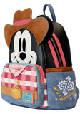Loungefly Disney Western Mickey Mouse Double Strap Shoulder Bag