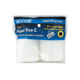 Wooster Brush R2823 Deluxe Trim Roller, 2Pack Refill, 3/8Inch Nap, 3Inch