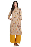 Gosriki Women'S Rayon Kurta (Kur190035-Xl_X-Large_Beige),beige,,B07QJTDBYB