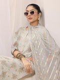 Libas Women'S Silk Blend Kurta Sets (400523_Grey_S)