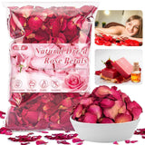 Sukh 5oz Dried Rose Petals, Real Flower Petals for Bath Spa, Soap & Candle Making, Wedding Confetti, Resin Crafts & Jewelry DIY