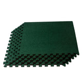 We Sell Mats 3/8 Inch Thick Interlocking Foam Carpet Tiles Durable Carpet Squares Anti Fatigue Support for Home Office or Classr