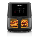 Chefman TurboTouch Easy View Air Fryer, The Most Convenient And Healthy Way To Cook Oil-Free, Watch Food Cook To Crispy And