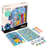 Disney Stitch Journal Gift Set, Includes Journal, Stickers, Gel Pens, Erasers & Rolls of Tape, Ideal & Cute Stationery Set for K