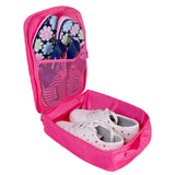 Yellow Weaves Shoe Pouch/Cover/Bag/Organiser (Pink)