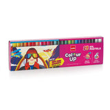 Cello Colourup Oil Pastels-25 Shades | Bright Colours For Kids | Non-Toxic Colouring Range | Adventure Themed Pack Ideal For Gif