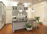 Elegant Lighting Living District Placido Collection Pendant D9.8 H9.3 Lt:1 Black And Clear Finish