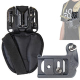 SPIDER HOLSTER - Spider X Belt and Backpack Camera Holster Kit with Clip-On Self-Locking Camera Holster, Mirrorless Camera Plate