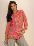 Libas Women'S Silk Blend Regular Tunic Shirt (98202 Peach Peach 2Xl