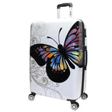 World Traveler Butterfly Luggage, 28inch