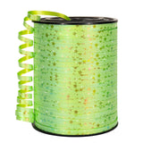 HimBen 500 Yards Glitter Star Curling Ribbon Apple Green, 3/16 Balloon String for Gift Wrapping, Birthday Party and Christmas Fe