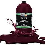 Pouring Masters Romance Novel Red Acrylic Ready to Pour Pouring Paint Premium 64Ounce PreMixed WaterBased for Canvas, Woo