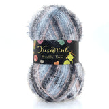 Polyester Dish Scrubby Yarn Sparkle Bright String Gritty Texture 3.53oz,218Yards Versatile & Durable Thread for Crocheting Knitt