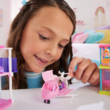 Barbie Mini Barbieland Doll & Toy Vehicle Set, 1.5-Inch Doll & Dreamplane With Working Doors & Color-Change Surprise