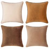 MONDAY MOOSE Decorative Throw Pillow Covers Cushion Cases, Set of 4 Soft Velvet Modern Double-Sided Designs, Mix and Match for H