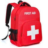 E-HORDE Empty First Aid Backpack, Emergency Medical Backpack with Multi-Pocket, Water-proof First Aid Bag Emergency Medical Bag,