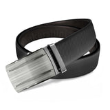Aakarshini Genuine Leather Belt For Men Formal Auto Lock Reversible Black Brown | Leather Belt For Men Formal Black | No Hole Le