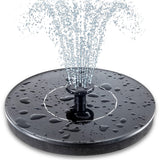 Mademax Solar Bird Bath Fountain Pump Upgrade 1.4W Solar Fountain With 6 Nozzle Free Standing Floating Solar Powered Water Fountain Pump For Bird Bath Garden Pond Pool Outdoor -Like New