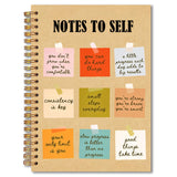 MKIJUHB Mental Health Motivational Spiral Notebook 5.5x8.3, Self Love Positive Affirmation Journal for Women, Notes to Self Insp