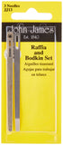 Colonial Needle (COM17) John James Raffia and Bodkin Hand Needles, None