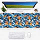 Soccer Gaming Mouse Pad, Desk Mat, Non-Slip Rubber Base Cool Aesthetic MousePads for Computer Laptop Keyboard Office School Home