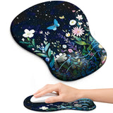 ZapDesk Ergonomic Mouse Pad with Wrist Rest, Gel Wrist Support, Celestial