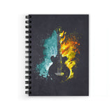 Plan To Gift Guitar Music Spiral Wiro Unruled Blank Pages Notebook Diary Journal Drawing Book SizeA5(6X9 Inches) (Guitar Music)