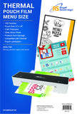 Royal Sovereign 3 Mil Thermal Laminating Pouches, 100 Pack, Menu Size, 18 x 12 x 0.6 Inches, Clear Gloss (RF03MENU0100)
