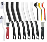 13PCS Crevice Cleaning Brush Set,Multifunctional Cleaning Brush Tools,Hard Bristle Crevice Cleaning Supplies for Kitchen, Bathro