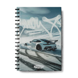 Zenithink Car Aesthetic Wiro Journal Notebook | 80 Gsm Paper With 350Gsm Hard Cover | Single Ruled | Pages 160 | A5 Size | Wir