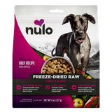 Nulo Freeze-Dried Raw Beef Recipe with Apples Complete and Balanced Dry Dog Food Kibble, 8 Ounce Bag