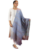 Libas Women'S Cotton Blend Kurta Set (27882_Off White