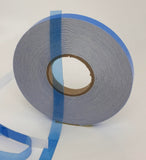 Transparent Vinyl Tape with Self-Adhesive. (1/4 inch x 50 ft, Light Blue)