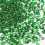 Bulk Seed Beads 110 Grams About 1600pcs, 4mm 6/0 Green Glass Craft for Making Earrings, Bracelets, Pendants, Waist Jewelry,DIY H