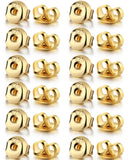 925 Silver Earring Backs Replacements - Hypoallergenic Earring Backs for Studs, Secure Ear Locking for Stud Earrings Ear Nut for