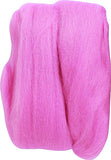 Clover Pink Natural Wool Roving .3oz