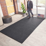 Consolidated Plastics Brush Dry Mat - Made in USA, Heavy-Duty Commercial DoorRug for Indoor/Outdoor Entryways, Non-Slip Backing