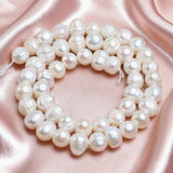 THRELE 45pcs Natural Freshwater Pearl Strand, 7-8mm Potato Pearl Beads for Jewelry Making, Crafting, DIY Bracelets and Necklaces
