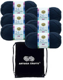 Lion Brand Yarn 24/7 Cotton Dk 769110 Nightshade