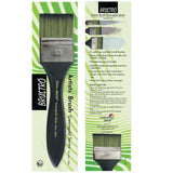 Brustro Artists Greengold Acrylic Brush Wide Flat Series 1800 Size 50mm | Ideal for Oil, Acrylic Painting on Paper, Canvas,