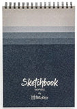 Kitabby Sketchbook Series A4 Size WireO Bound Grey