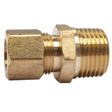 LTWFITTING Brass 1/2-Inch OD x 1/2-Inch Male NPT Compression Connector Fitting(Pack of 20)
