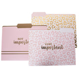 Graphique Designer Very ImportantFile Folders | Set of 9 (3 Designs) | Letter Size Organizers | Decorative Office Supplies |