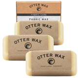 Otter Wax Heavy-Duty Fabric Wax Bar | 5 oz | 3-Pack | Waterproofing Wax & Sealant for Waxed Canvas Jackets, Bags, Shoes & Rain G