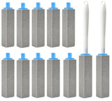 10 Pack Toilet Pumice Stone with Extra Long Handle, Pumice Stone for Toilet Cleaning, Toilet Bowl Cleaner, Removing Hard Water f