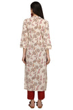 Gosriki Women'S Cotton Kurta (Kur190015-S_Small_Beige),Small,,B07QJSSWTR