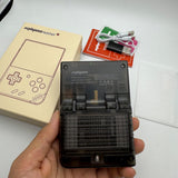Marryoo MIYOO Mini Plus 128GB Onion OS Preinstalled Retro Portable Handheld 3.5inches IPS Screen Game Console Miyoo Mini+ Console Compatible with Onion OS (Black Transparent)